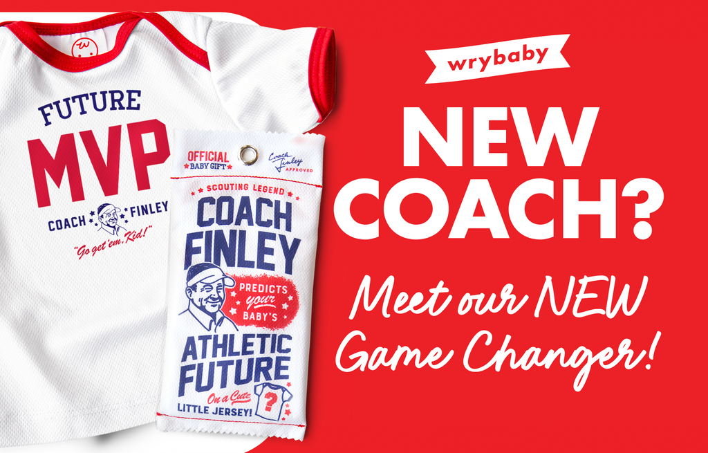 wrybaby's Coach Finley baby sports jerseys are a hit