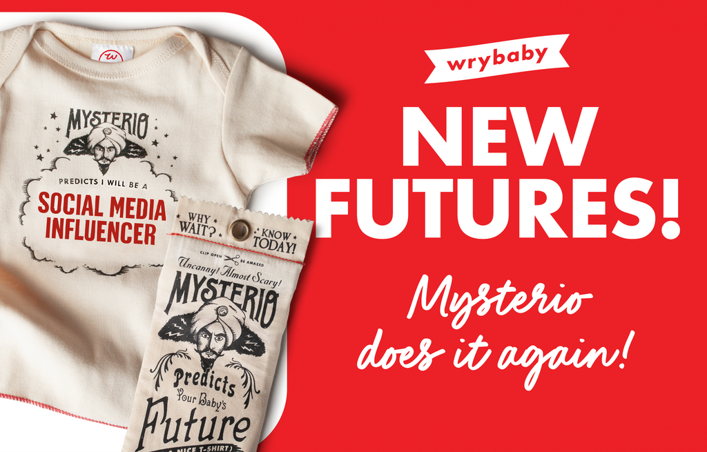 Mysterio has predicted all new baby futures for his baby t-shirts in 2024